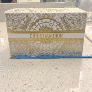 Empty Dior box with Dior confetti string inside